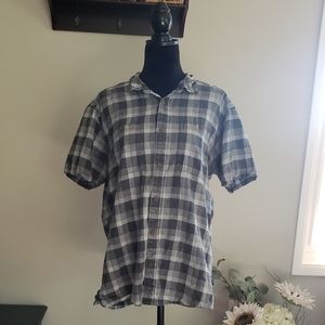 Mens Patagonia Short Sleeved Button Up Shirt sz L